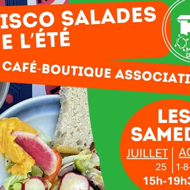 Disco salades de l'été au Moulin d'Eymet-aout26