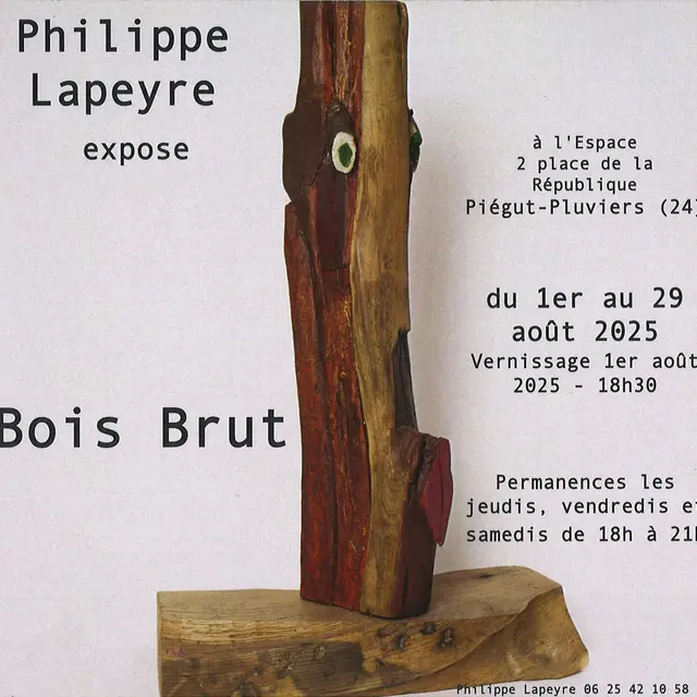 Expo 01 au 29.08 Pïégut