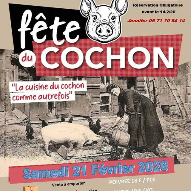 Fête du cochon 21 février