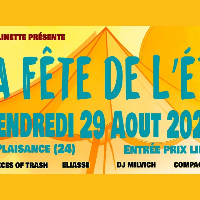 Fête de l'été Moulinette 29 août Plaisance