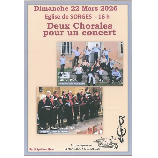 Deux chorales pour un concert