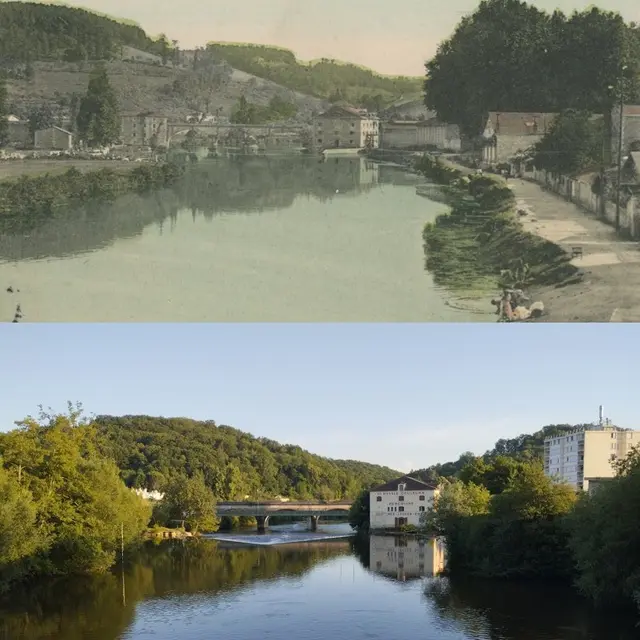 JUIN_Voie verte en lumière_passerelle avant-après