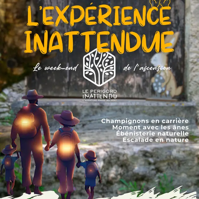 affiche Expérience Inattendu l'aventure en famille - Journées 1 30 mai (2)