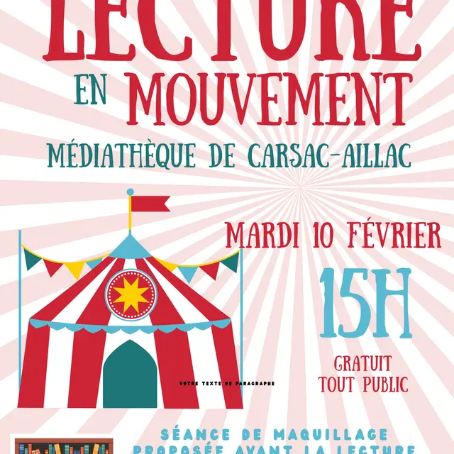 LECTURE EN MOUVEMENT - LECTURE CIRQUE