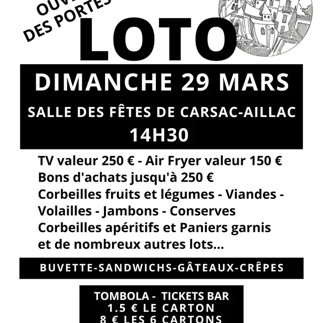 VACA - LOTO - VIDE GRENIER - LOTO