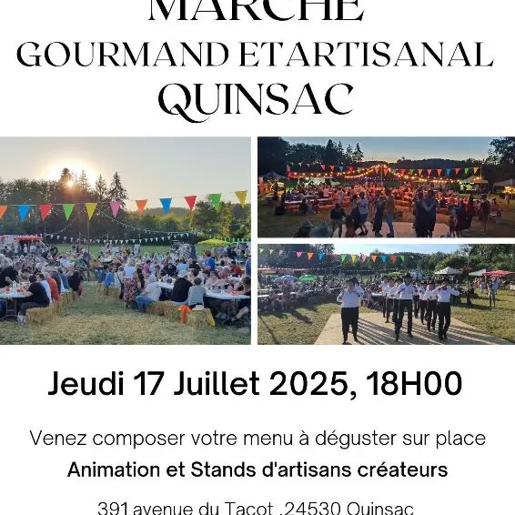 Marché Gourmand Juillet 2025