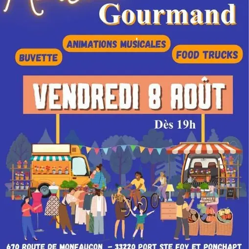 Marché gourmand - Domaine de Golse - Port-Sainte-Foy-et-Ponchapt - 08 Août 2025