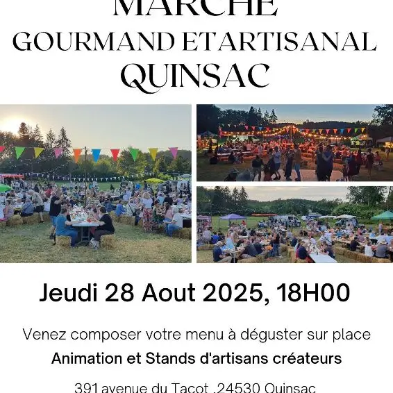 Marché gourmand Aout 2025