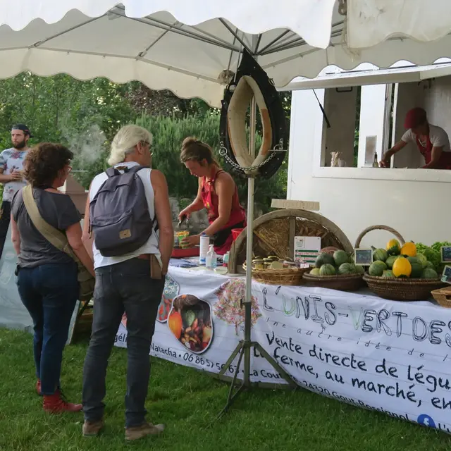 Marché unis vert