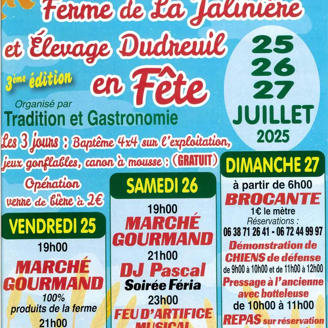 ferme jaliniere en fete