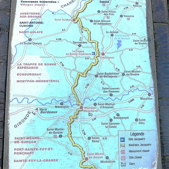 PORT-SAINTE-FOY-Boucle du Moulin-Chemin Compostelle