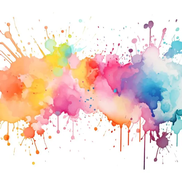 Peinture éclaboussures
