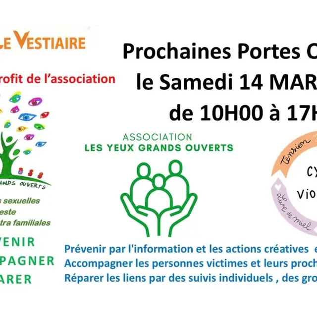 Portes ouvertes Vestiaires 14 mars 2026