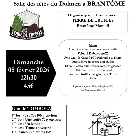 Repas tout à la truffe 08.02.26