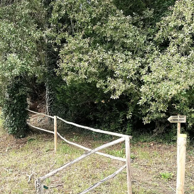 SIORAC-EN-PERIGORD-Boucle de la Dordogne-Chemin-Poteau 2