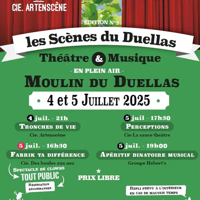 Scènes du Duellas-juillet