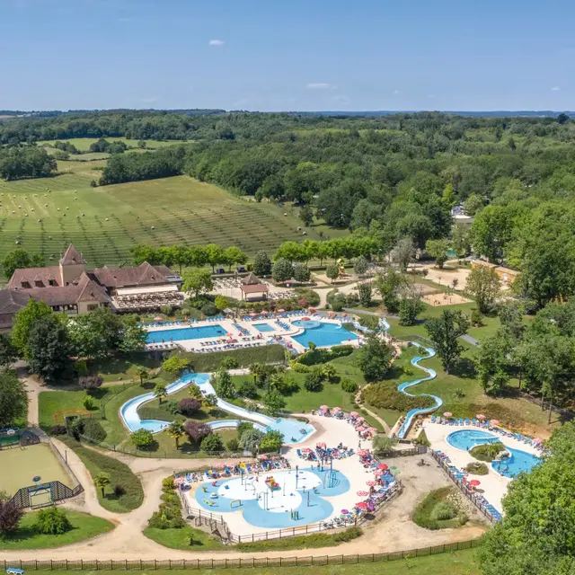 Saint Avit de Vialard - Camping St Avit Loisirs vue aerienne