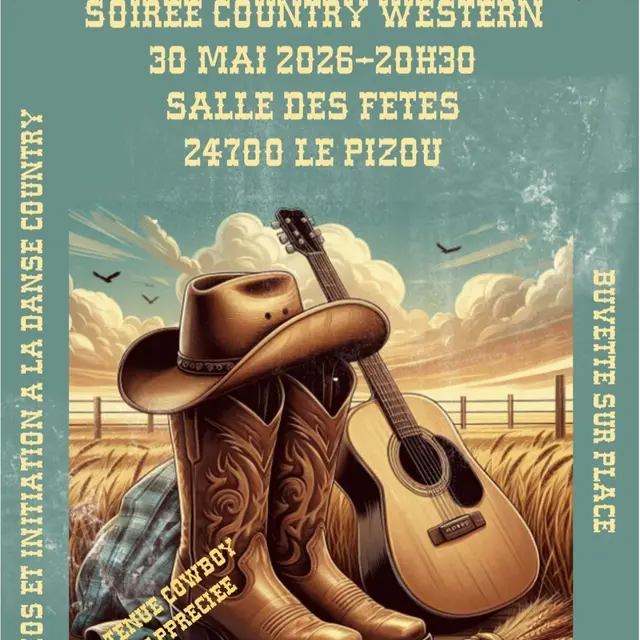 Soirée-country-le-Pizou-vallee-isle-perigord