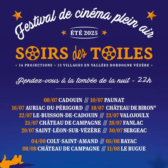 Soirs des toiles 2025
