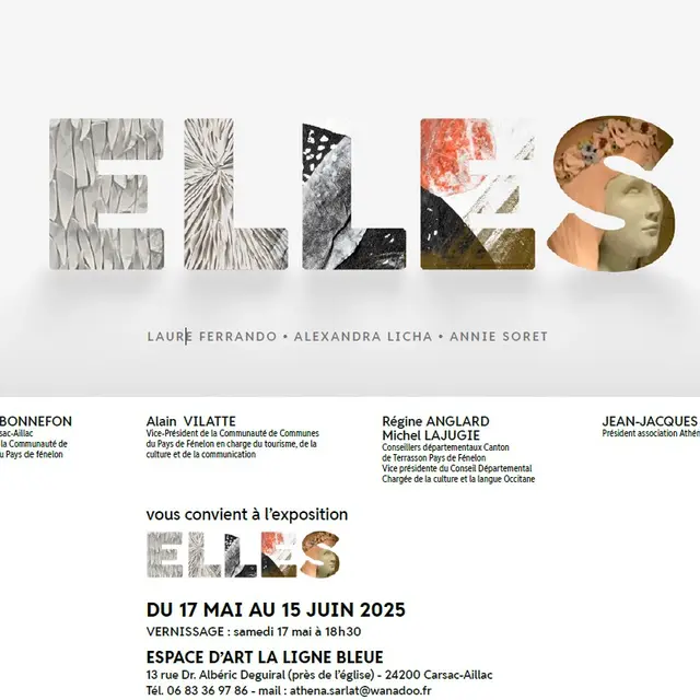 Vernissage exposition ELLES samedi 17 Mai 2025
