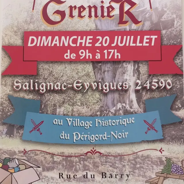 Vide grenier village historique du PN 20-07