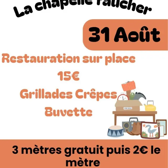 Vide-greniers La Chapelle-Faucher 31.08.25