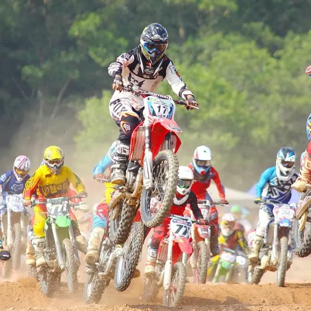 motocross course prairie