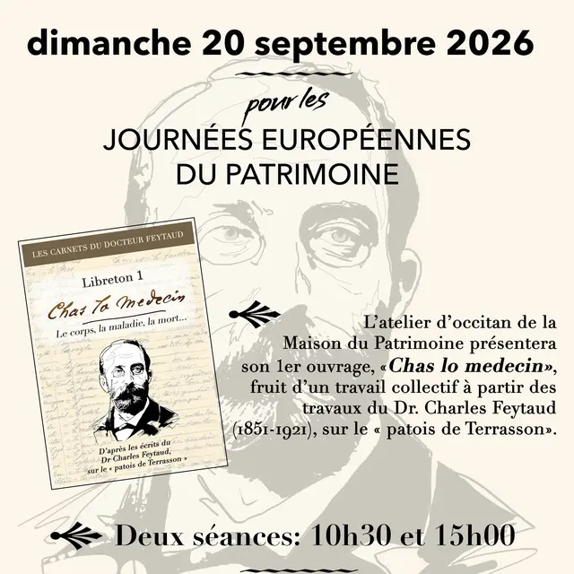 affiche Maison du Patrimoine