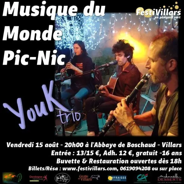 concert 15 août 2025 Villars