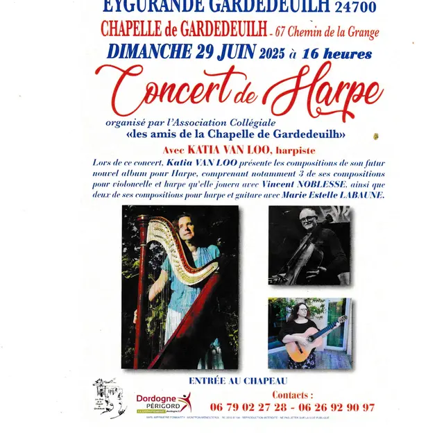 concert harpe Eygurande
