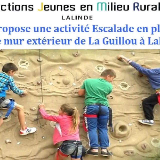 Escalade la guillou - AJMR