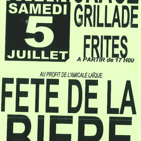 fête de la bière St-Pancrace