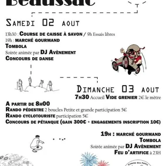 fête patronale Beaussac