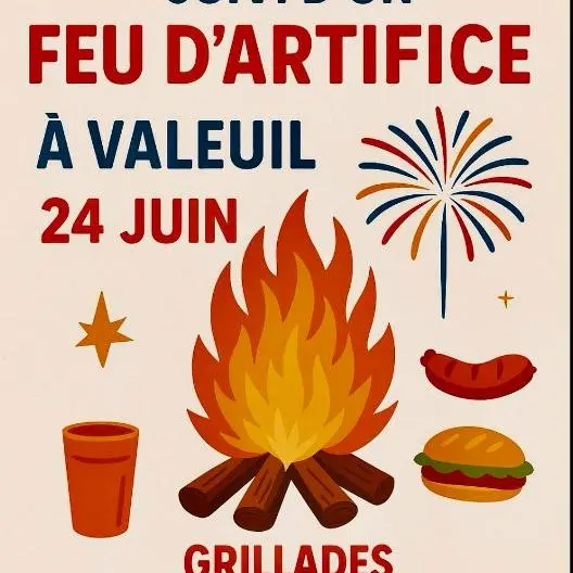 feu de la st jean 2025 Valeuil