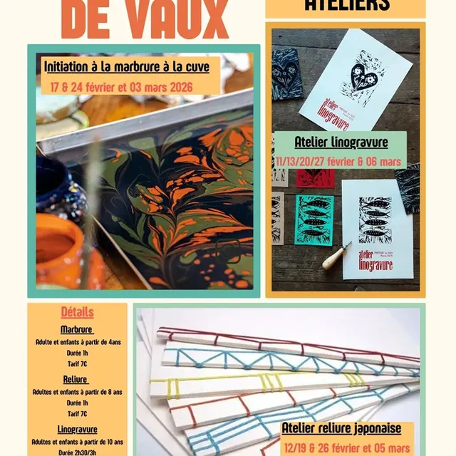 Affiche Soirée Rétro Illustration Jaune Rouge Bleu - 1