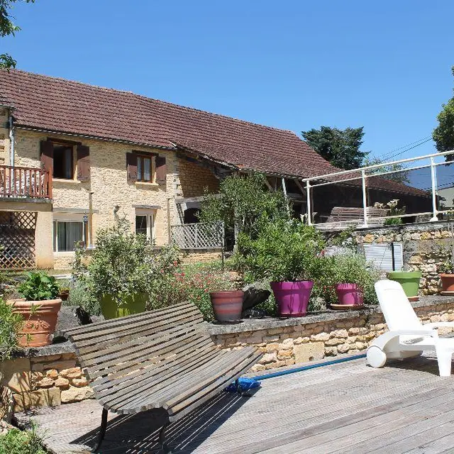 Naudissou avec piscine couverte à Sarlat_1