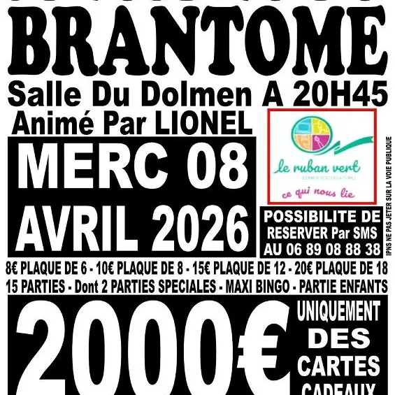 méga loto brantome