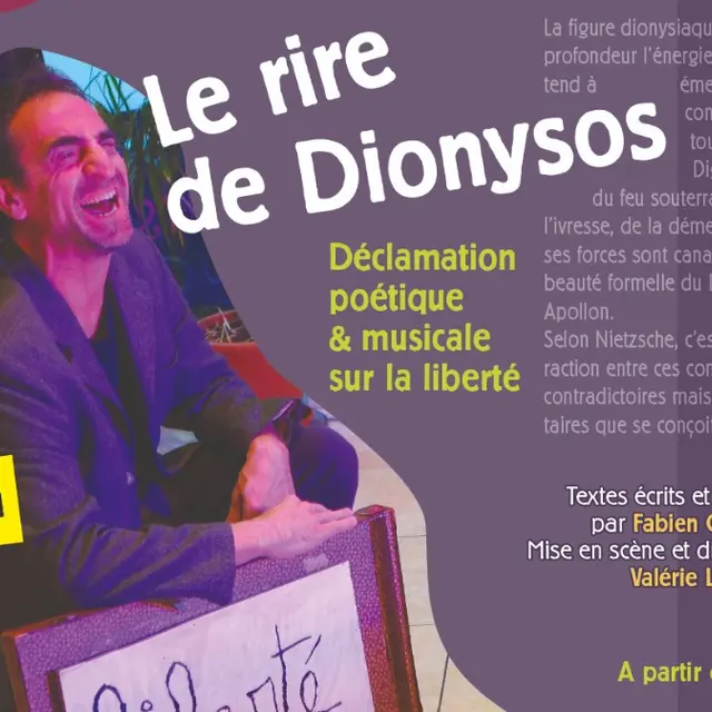 repas spectacle le rire de Dionysos