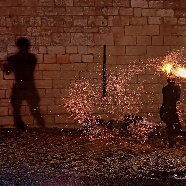 spectacle de feu