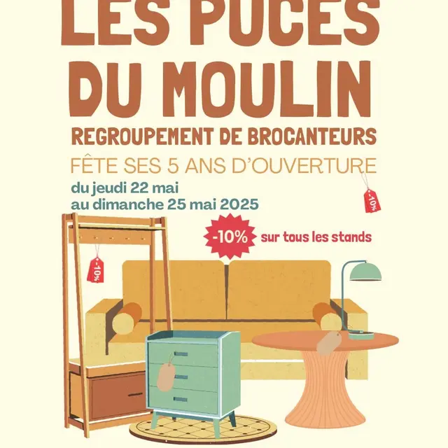 Anniv Les Puces du Moulin Neaufles-Saint-Martin 22.25 05 25