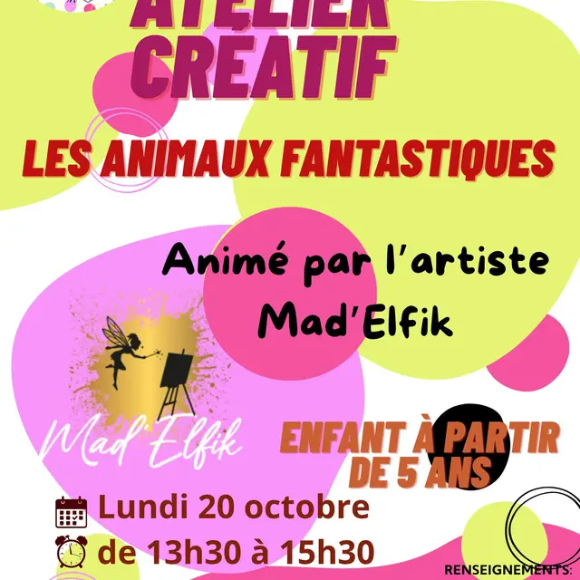 Atelier créatif Longchamps 20 10 25