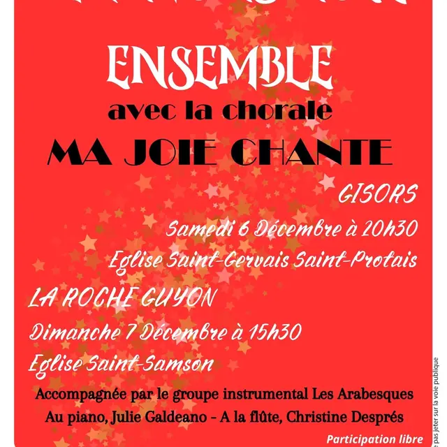 Chantons Noël ensemble Gisors 06 12 25
