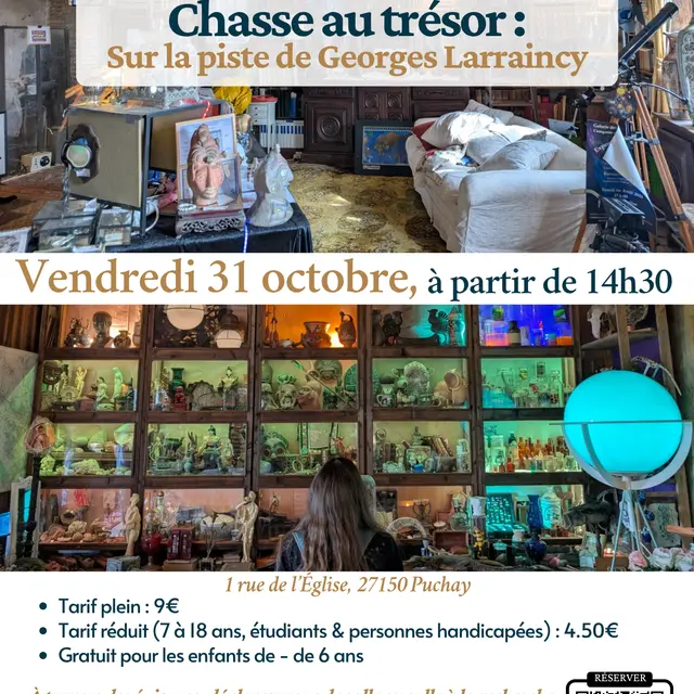 Chasse au trésor Sur la piste de Georges Edouard Larraincy Puchay 31 10 25