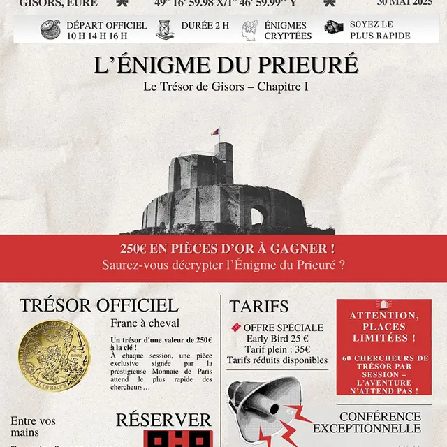 Chasse au trésor urbaine Gisors 30 05 25