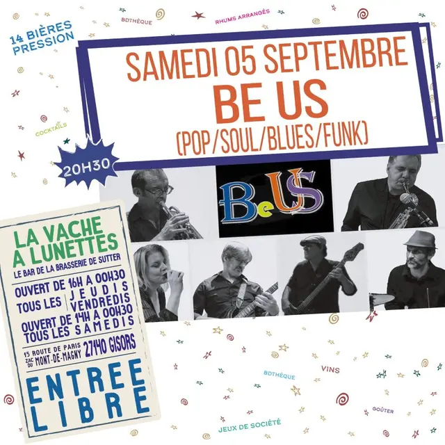 Concert Be Us La Vache à Lunettes 05 09 26