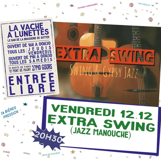 Concert Extra Swing La Vache à Lunettes 12 12 25