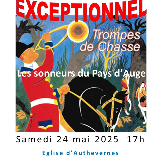 Concert trompes de chasse Authevernes 24 05 25