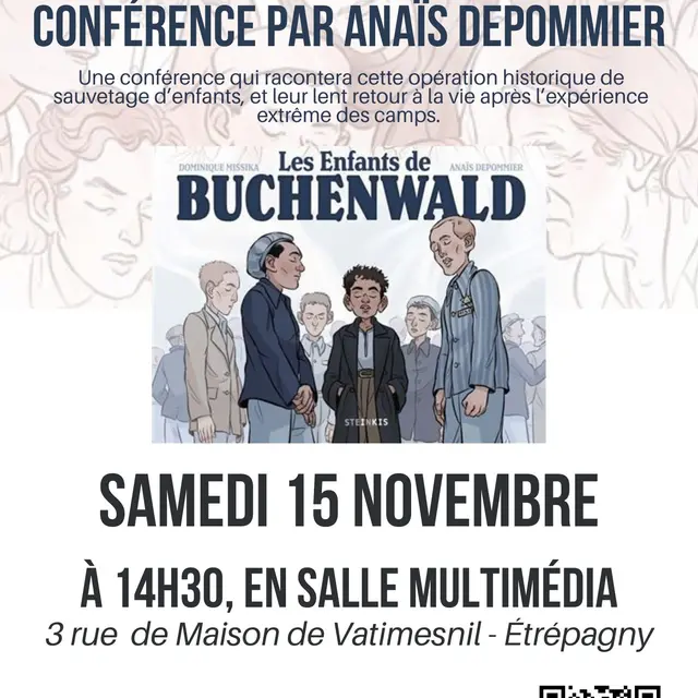 Conférence Les enfants de Buchenwald Étrépagny 15 11 25