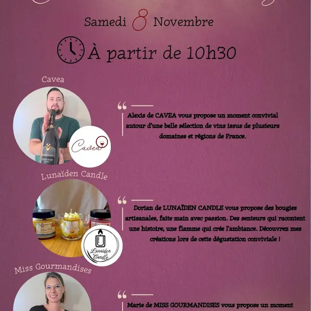 Expositions et dégustations Heudicourt 08 11 25