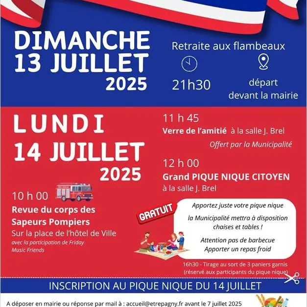 Fête nationale Etrépagny 12 07 25 et 13 07 25